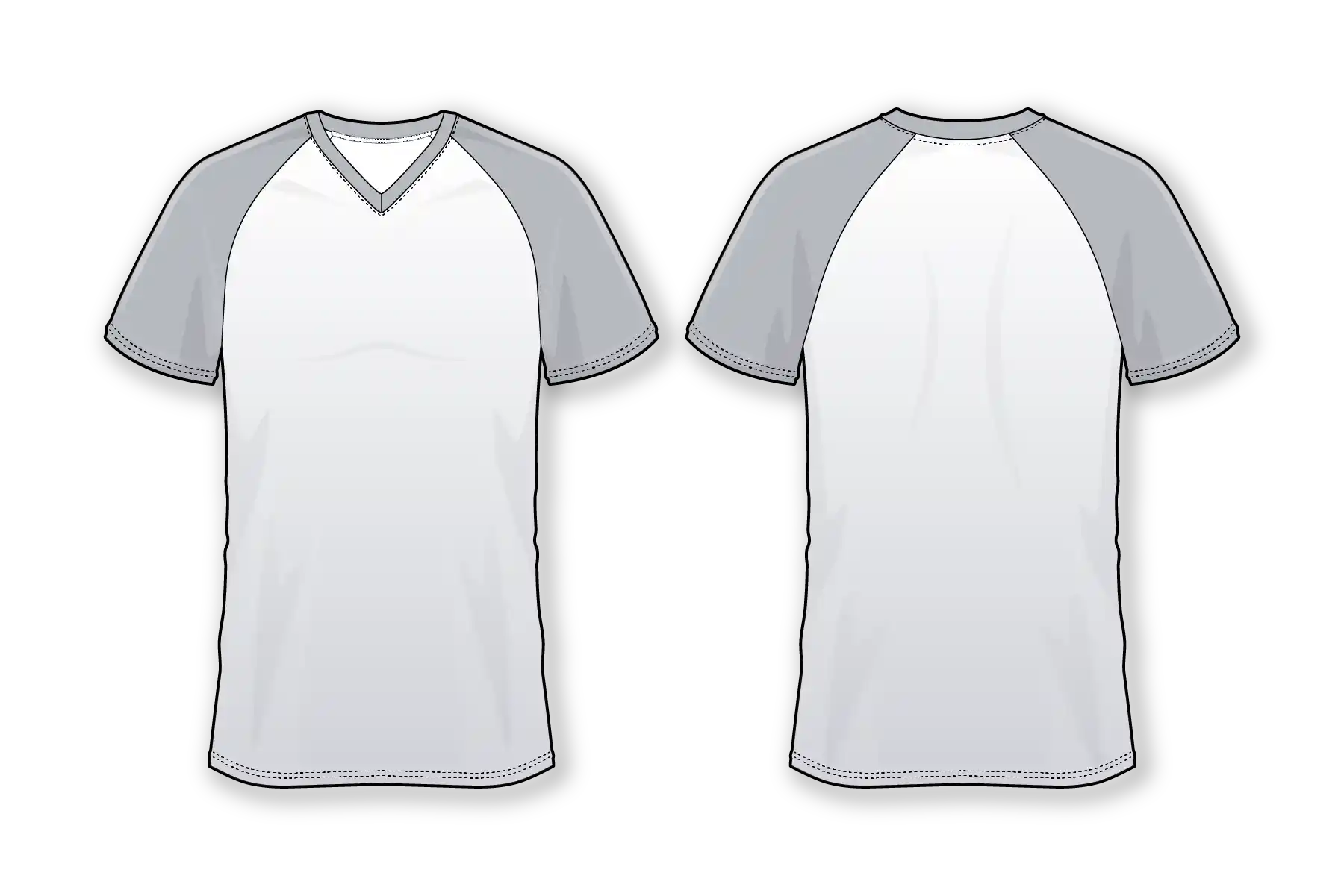 Soccer jersey with Raglan SS V Neck design for athletic adults and youth; customizable shirts with unique printing.