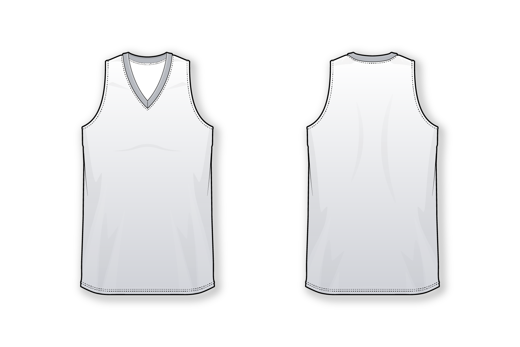 Men's V Neck Basketball Tank with sublimation printing and custom designs. Perfect for basketball enthusiasts.