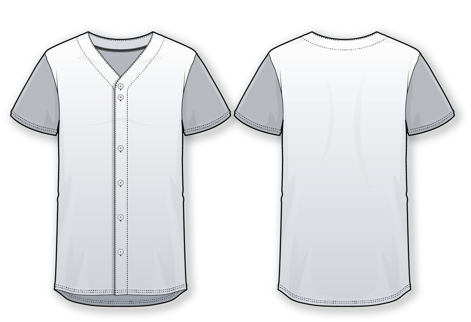 Full Button Baseball Jersey with sublimation printing. Custom T-shirts Design & Print service available.