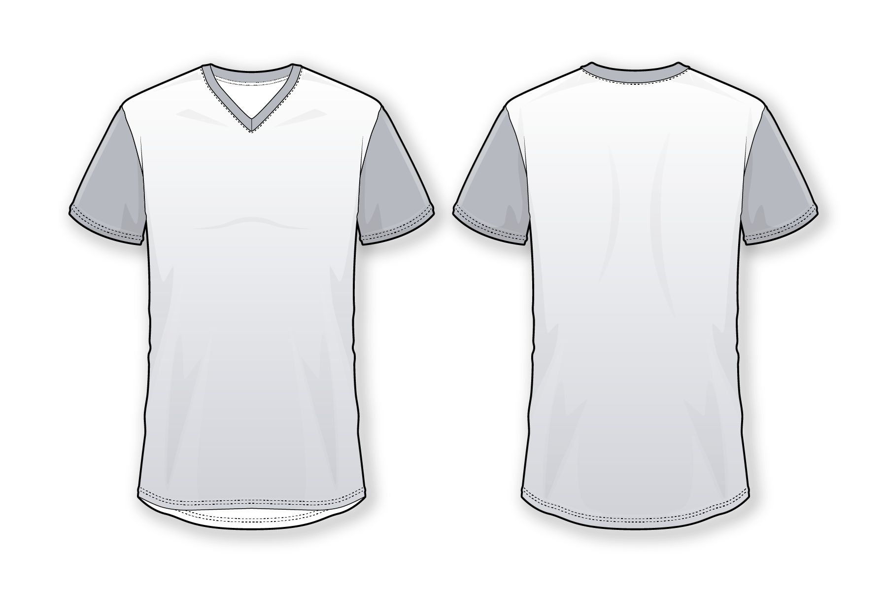 Baseball SS V Neck with Tail Jersey: Custom T-shirts Design & Print. Sublimation printing shirts for a unique and personalized look.