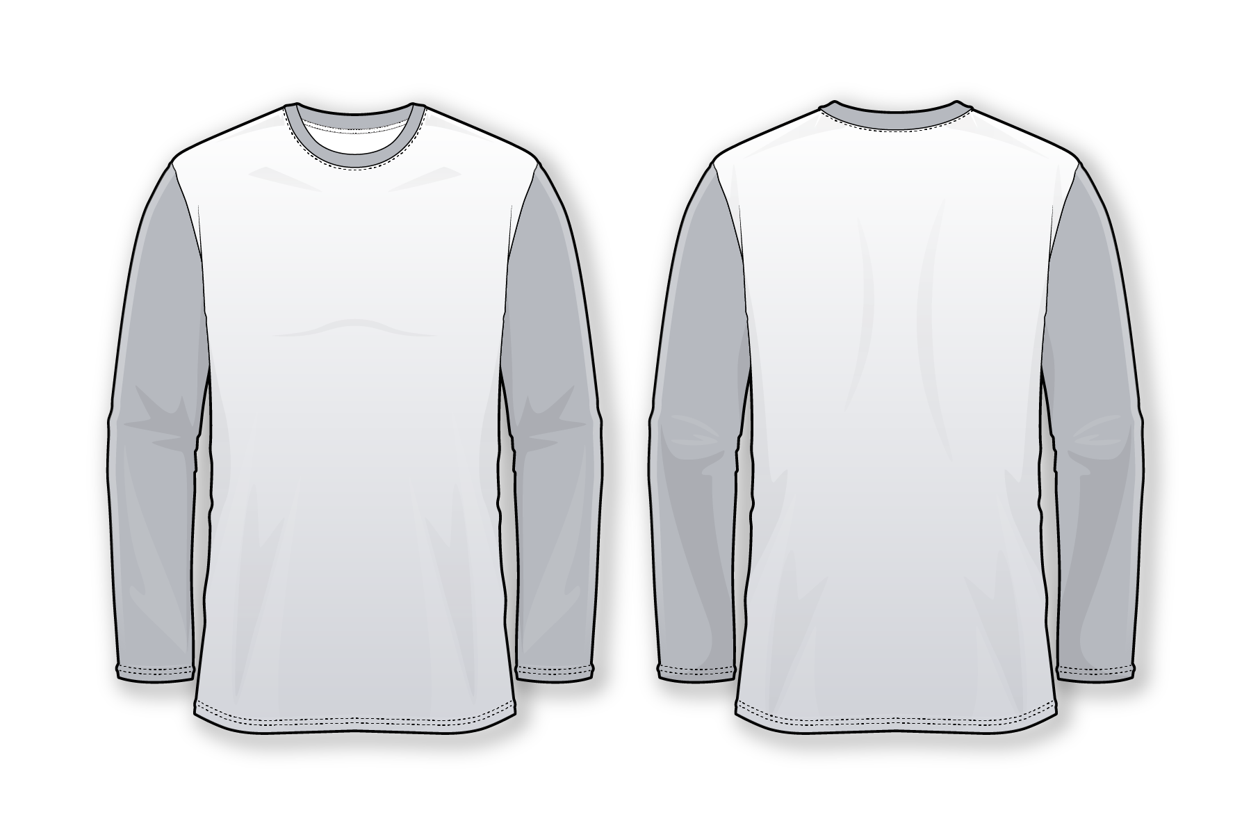 Soccer Long Sleeve Crew Neck Jersey, Customized Shirt Design and Printing, Athletic Wear for Adults and Youth.