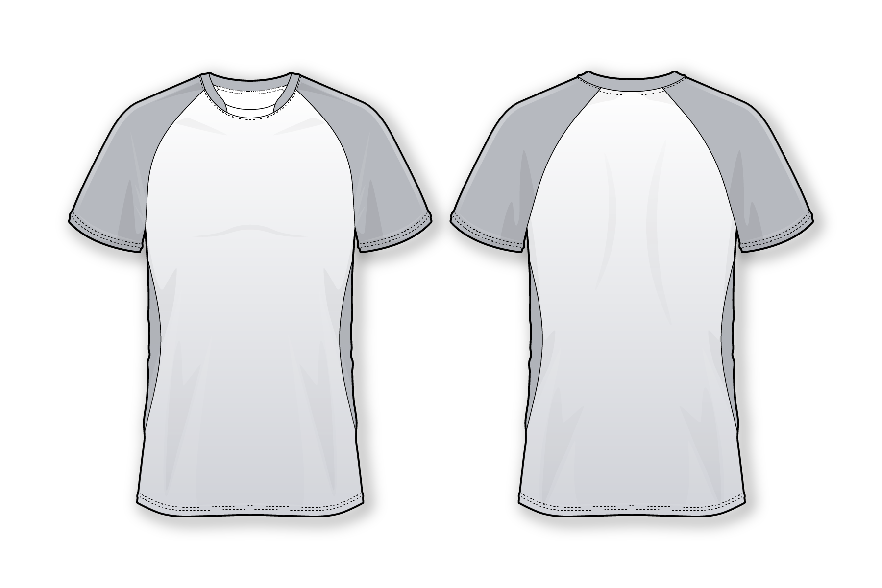 Soccer Raglan Crew Neck Jersey with Side Insert, Athletic, Adult and Youth, Customized Shirt Design and Printing.